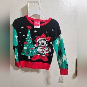 Disney KidsFestive Sweater - Black, Green, Red